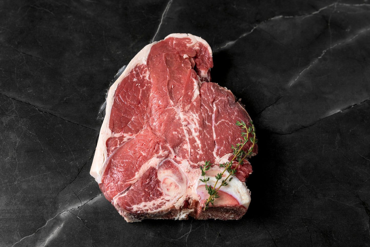 T- Bone Black Angus Grain Fed Steak 500g - each