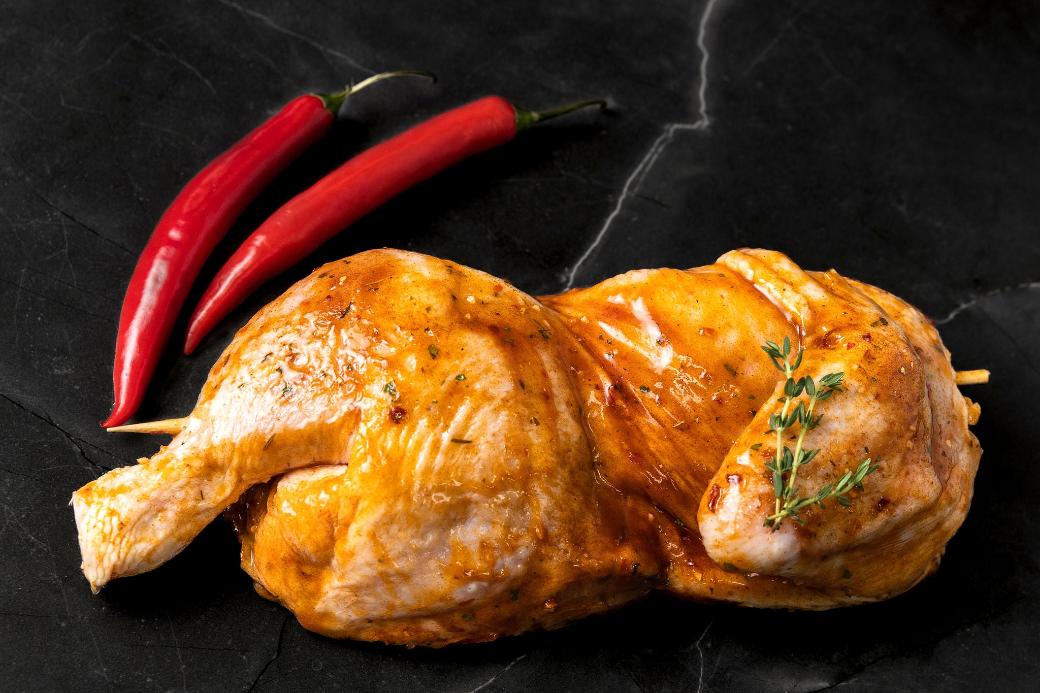 Free Range Split Chickens Herb, Sweet Chilli & Garlic – Dobbies Butchery